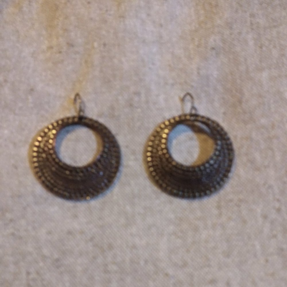 "Bronze Cleopatra' Earrings